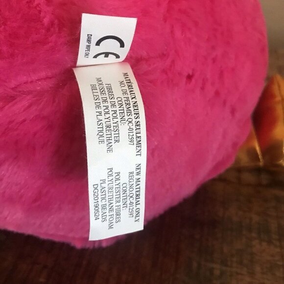 Bird Unicorn Plush Stuffed Animal Pink Yellow Heart 10 Inch Toy Valentine Easter - Picture 5 of 7